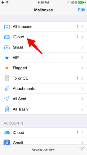 iCloud Mail account