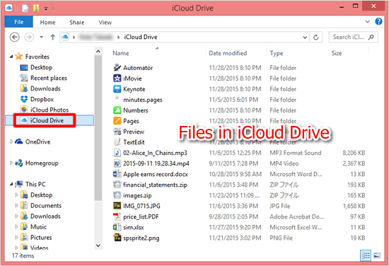 iCloud Drive